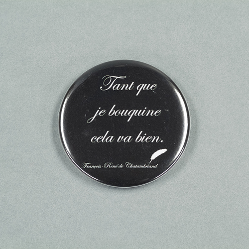 CMO001 magnet rond Tant que je bouquine VL