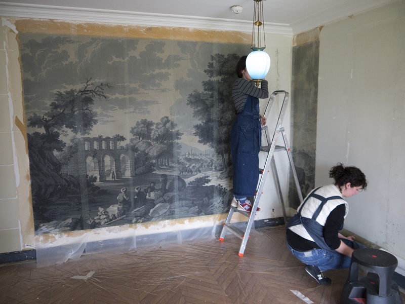 papier peint dmontage papier peint 1