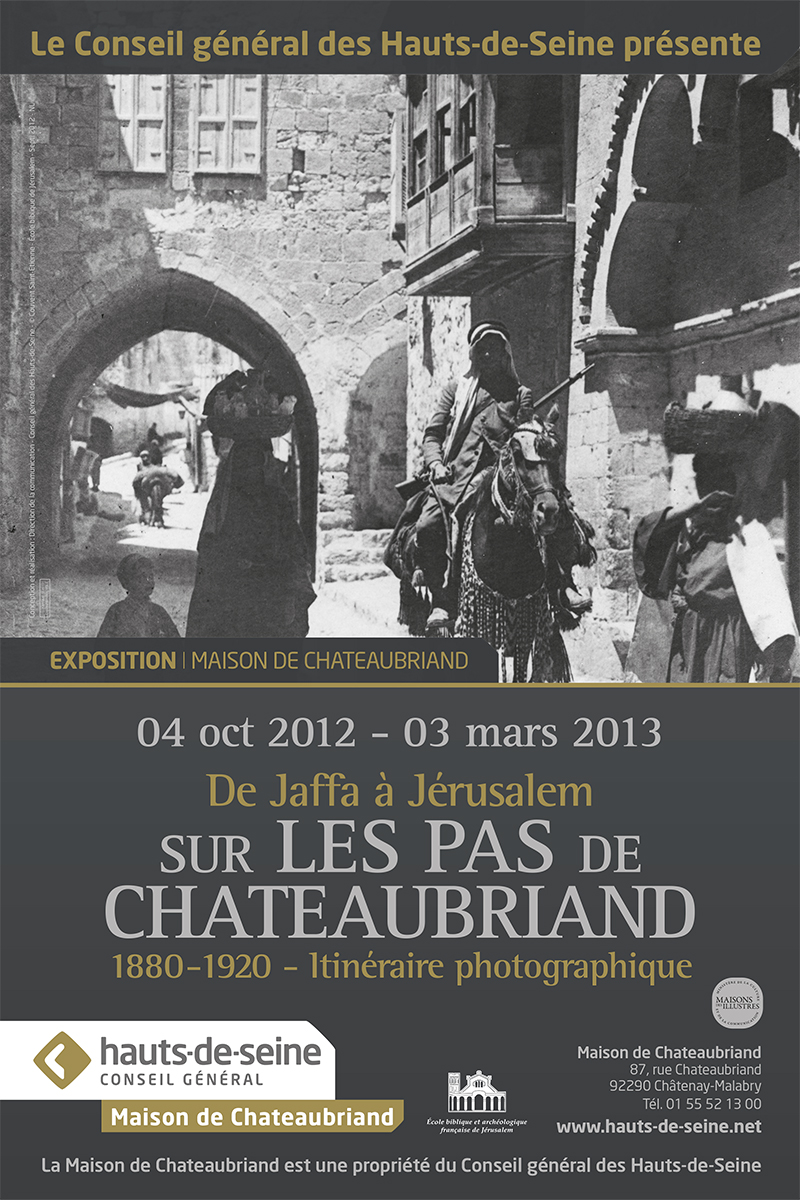 Affiche exposition De Jaffa à Jérusalem