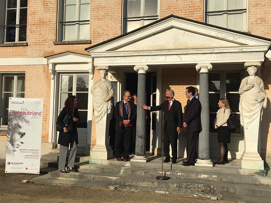 Annonce du prix en présence d'Alexandre Grandazzi